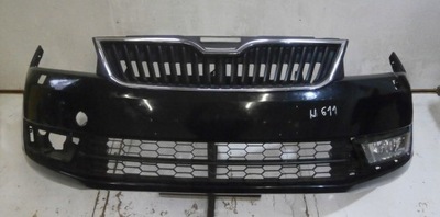 BUMPER GRILLE SKODA RAPID FRONT NR W611  