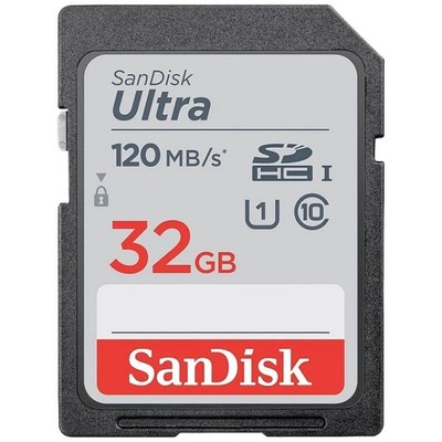 SANDISK karta pamięci ULTRA SDHC 32GB 120MB/s