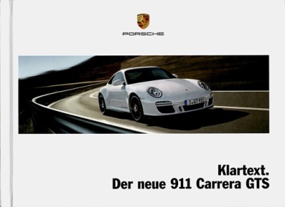 PROSPEKT PORSCHE. 911 CARRERA GTS