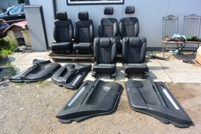 Комплект сидінь обшивки mercedes r-klasa w251 long 6 місць eu czarna шкіра фото №1