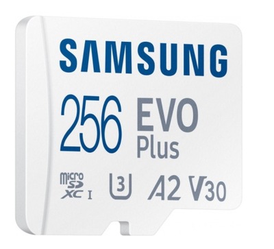 Karta Micro SD SAMSUNG EVO Plus 256GB 130MBS