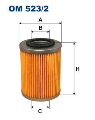 FILTRO ACEITES FILTRON OM523/2 OM5232  