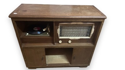 Zabytkowe radio z gramofonem Vintage