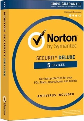 NORTON SECURITY DELUXE PL 5 URZĄDZEŃ 1 ROK