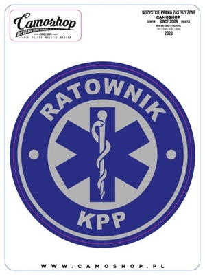 NAKLEJKA ratownictwo medyczne - RATOWNIK KPP