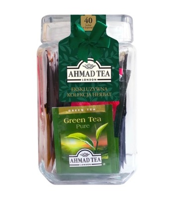 Ahmad Tea Słój z herbatą 40x2g