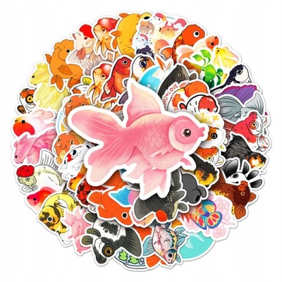 100 VIENETŲ GOLDFISH CARTOON ZWIERZECA OSOBOWOSC LOK5768 