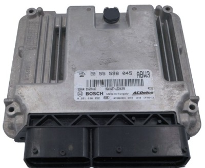 Бортовой компьютер двигателя opel astra 55598045 0281030852 фото №1