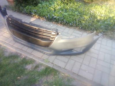 Peugeot 508 2010 - бампер + решётка радиатора + молдинг хром фото №1