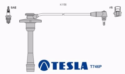 T746p дроти запалювання teslatoyota фото №1