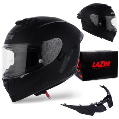 CASCO INTEGRALNY PARA MOTOCICLETA LAZER RAFALE EVO ROADTECH SR-Z NEGRO M  