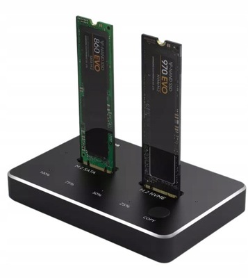 Adapter SSD NVME/SATA dysk M.2 USB C BS-SD06