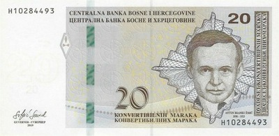 BOŚNIA I HERCEGOWINA 20 Konv. Maraka 2019 BiH UNC