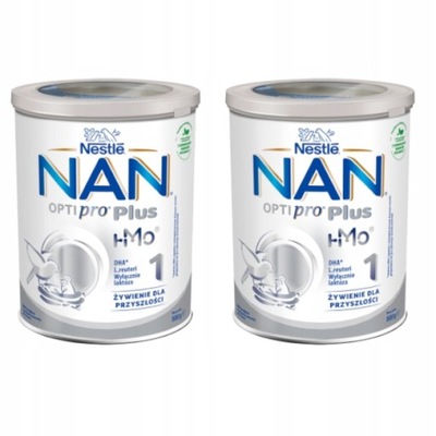 NAN OPTIPRO Plus 1 HM-O Mleko początkowe 2x800g