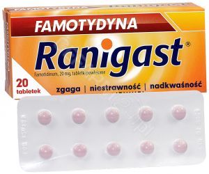 Famotydyna Ranigast 20 mg x 20 tabl LEGENDA NOWOŚĆ