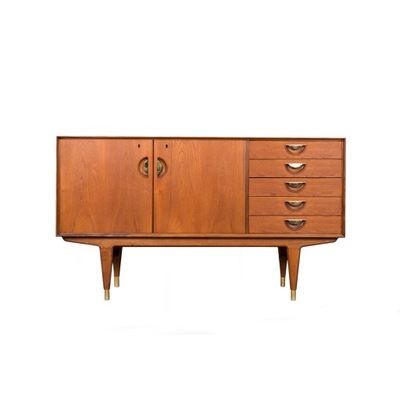 Teakowy sideboard, Dania, lata 50.