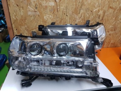 Лампа правая правый r перед передняя toyota land cruiser v8 j200 200 full led фото №1
