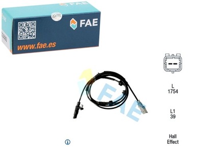 Fae 78517 датчик, швидкість обертова колеса фото №1