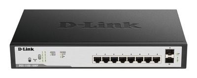 D-LINK DGS-1100-10MP C1/R2.00.04, 8xPOE 2xSFP, eti