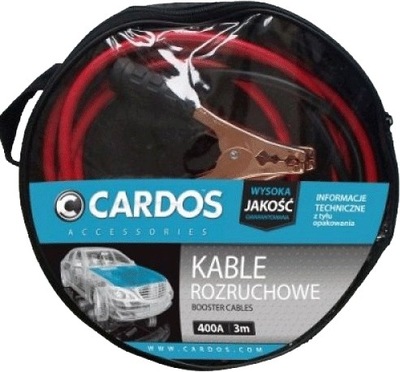 K2 CARDOS Kable przewody rozruchowe 400A 3 metry AA1042