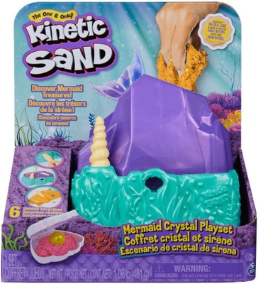 Piasek kinetyczny Kinetic Sand zestaw Syrenka