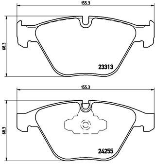 ZAPATAS HAM. PARTE DELANTERA XTRA FRONT TEVES BMW  