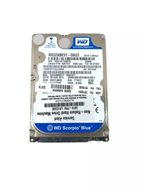 DYSK TWARDY WD WD3200BEVT-08A23 320GB SATA 2.5