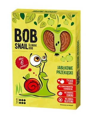 BOB SNAIL jabłkowe przekąski bez dodatku cukru 60g