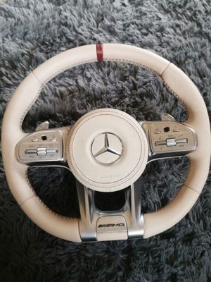 MERCEDES STEERING WHEEL AMG AIRBAG AIR BAGS CARBON PERSONALIZOWANA  