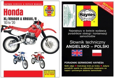 HONDA XL XR 600 650 L R (1983-2020) MANUAL REPAIR HAYNES +GRATIS 24H  