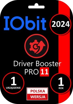 IObit Driver Booster 11 PRO PL 1 PC / 1 Rok (aktualizacja sterowników)