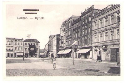 LESZNO -Rynek- Wyd. A. Krajewicz ok. 1915