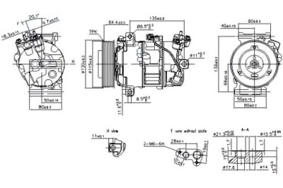 Компрессор кондиционера renault grand scenic iii me фото №1