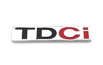 EMBLEMA INSIGNIA LOGOTIPO 3D TDCI PARTE TRASERA FORD 82X17MM  