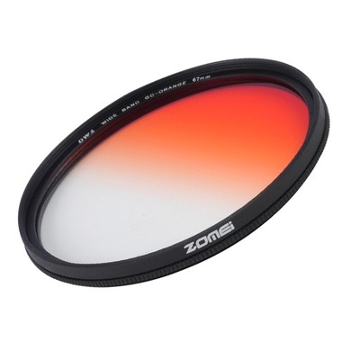 Filtr o neutralnej gęstości do lustrzanki cyfrowej Pomarańczowy 67 mm