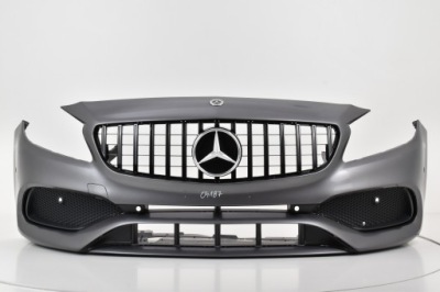Mercedes a-klasa w176 176 рестайлинг  amg line 2016- бампер передний фото №1