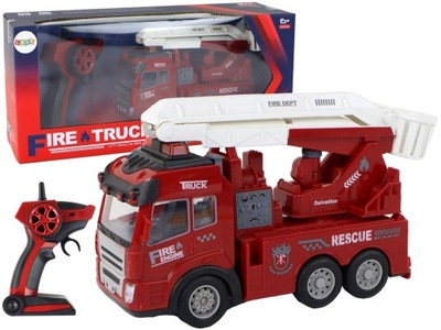 Straż Pożarna Z Wysięgnikiem - Zabawkowy Model dla Dzieci