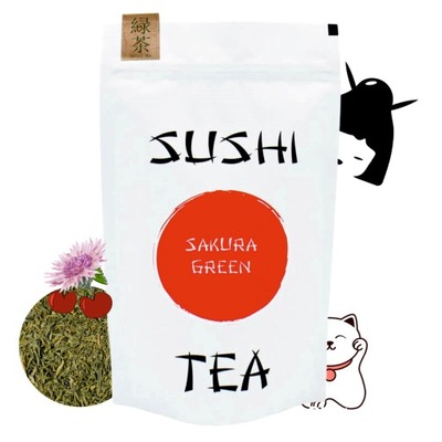 Herbata zielona SAKURA GREEN 70g Sushi Tea