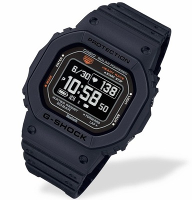 Czarny zegarek Casio Smartwatch G-SHOCK DW-H5600 Solar + Box