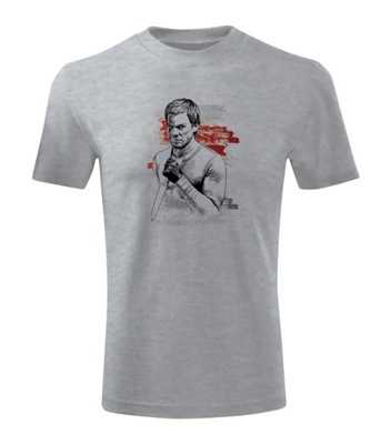Koszulka Dexter męska szara XL