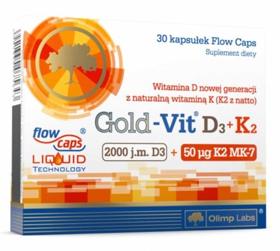 Witaminy Olimp Gold-Vit D3 + K2 witamina D3 30szt.