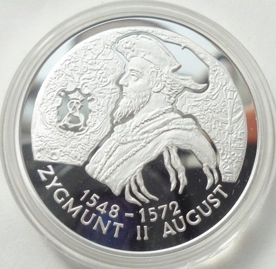 10 złotych - Zygmunt II August - popiersie - 1996