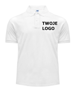 Polo firmowe koszulka męska LOGO HAFT NADRUK 2szt