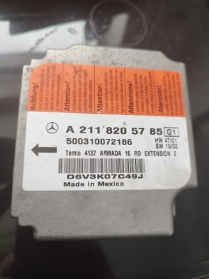 MÓDULO SENSOR AIRBAG MERCEDES W211 A2118205785  