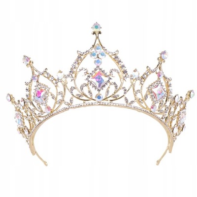 Kryształ korony dla kobiet Ślubne tiary i korony