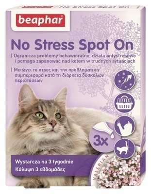 BEAPHAR krople na uspokojenie dla Kota 0,4 ml x3