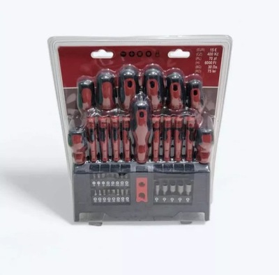 ZESTAW WKRĘTAKÓW ŚRUBOKRĘTÓW TEDI