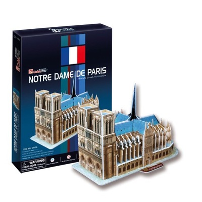CubicFun Notre Dame 3D Puzzle from Paris Tachan S3012H 