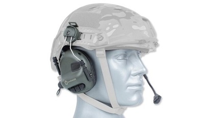 Zestaw słuchawkowy Earmor M32 Tactical do hełmów - foliage green