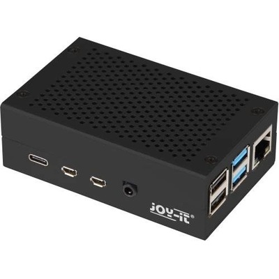 Osłona Raspberry case Alu do Raspberry Pi 4 B, czarna (Joy-it)